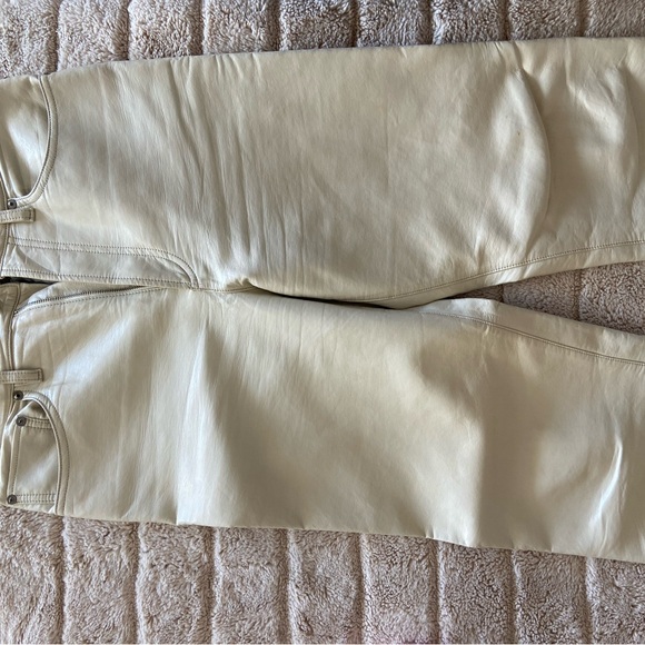 AGOLDE leather pants size 27 beige - Picture 14 of 14